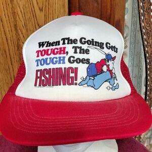 Signature Red Mesh Cap